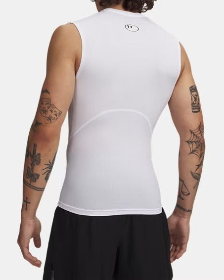 Under Armour 1361522 Canotta HeatGear Compression White