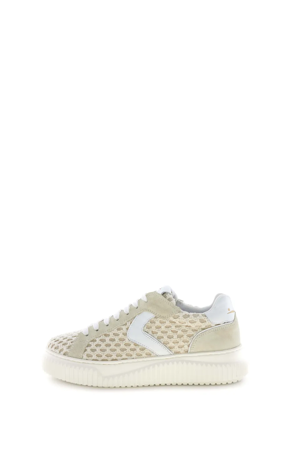 Voile Blanche Lipari 2017542 57 sneakers crema off white uncinetto