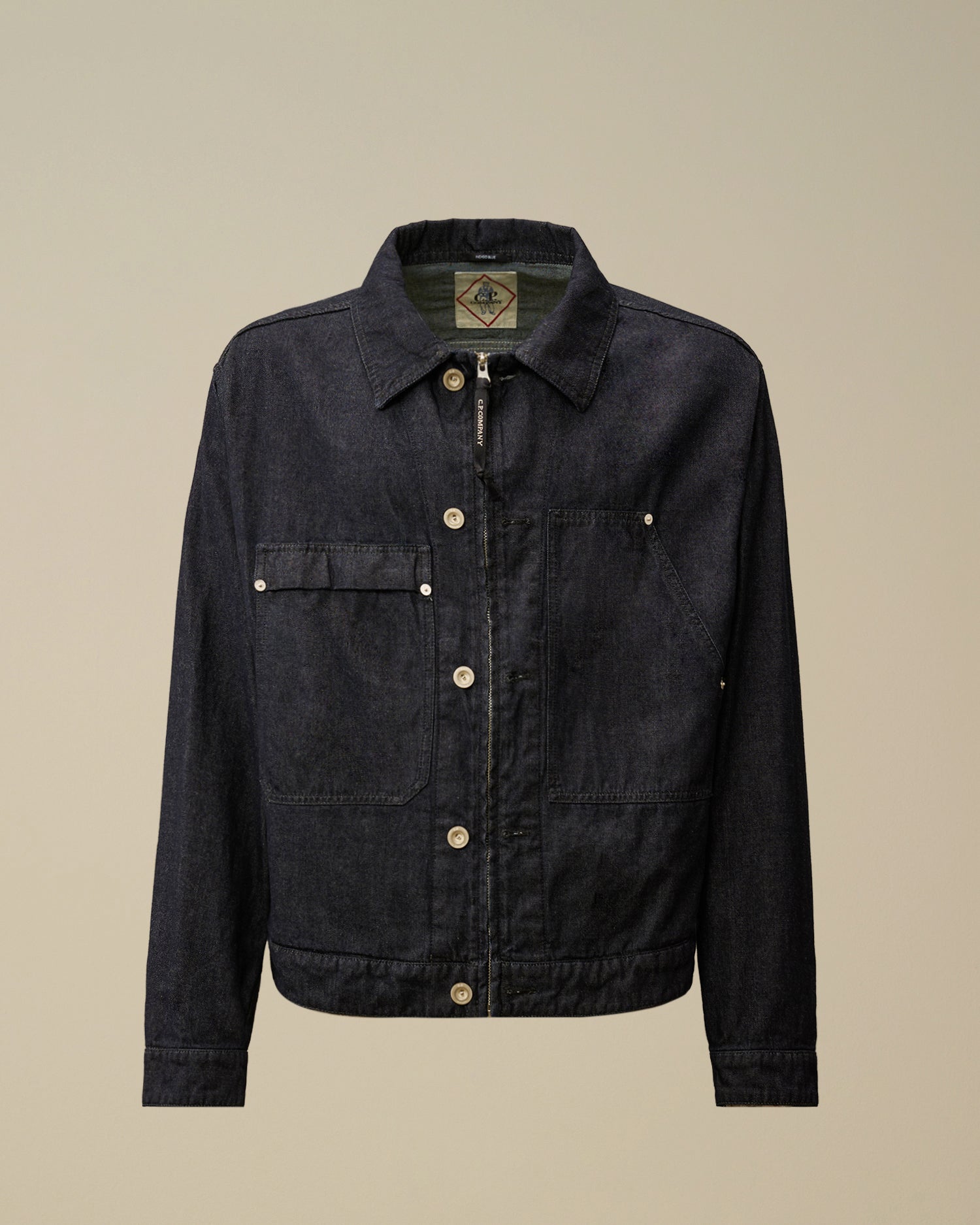 C.P. Company 20MOW161A Giacca Uomo Denim Blue cotone