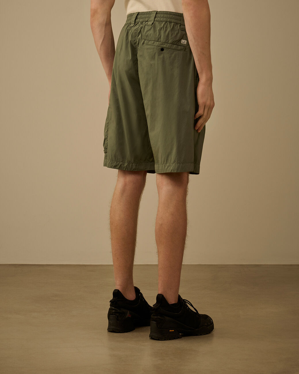 C.P. Company Cargo 20CMBE254A Bermuda verde 50 fili stretch