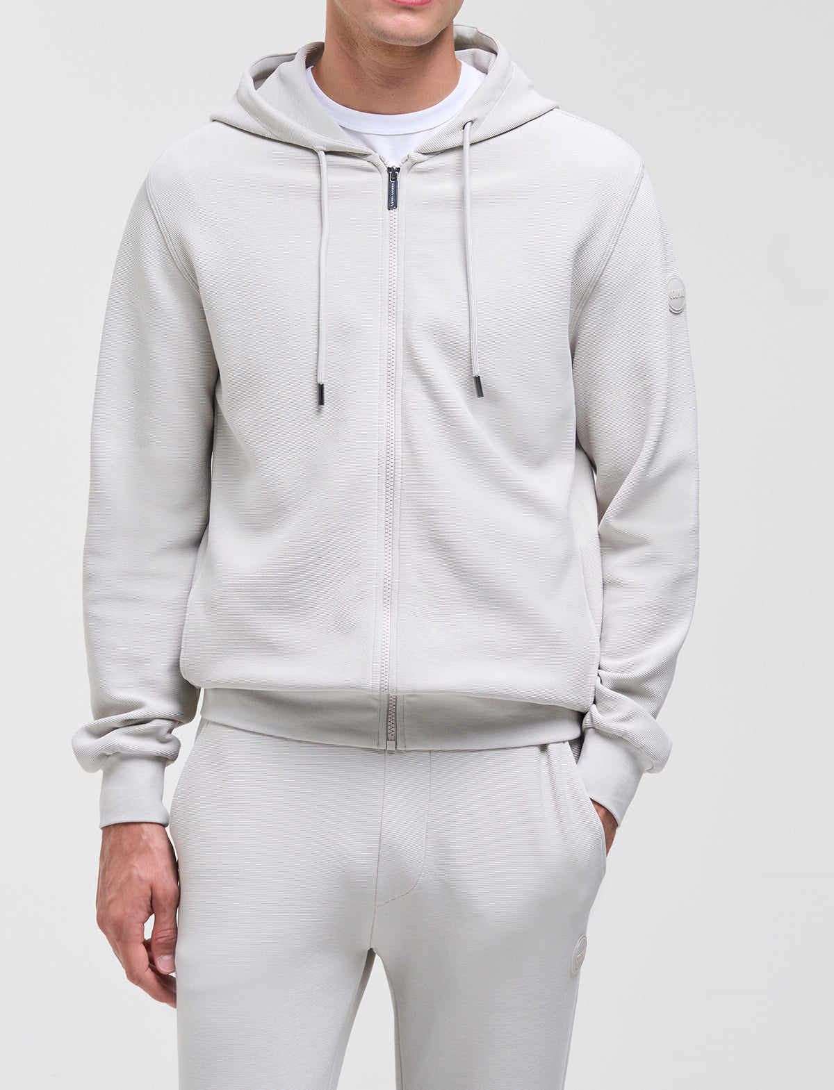 Colmar Nower 6154R felpa uomo beige canapa con cappuccio