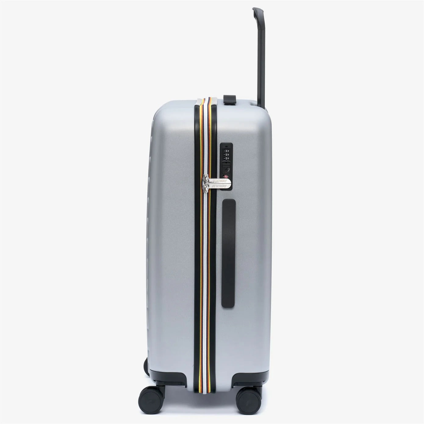 K-Way Eudoxieur Logo trolley medio grigio policarbonato