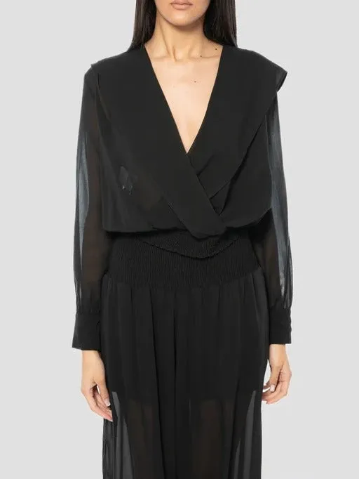 Pinko 106848 A3B2 Castiglione blusa donna nero