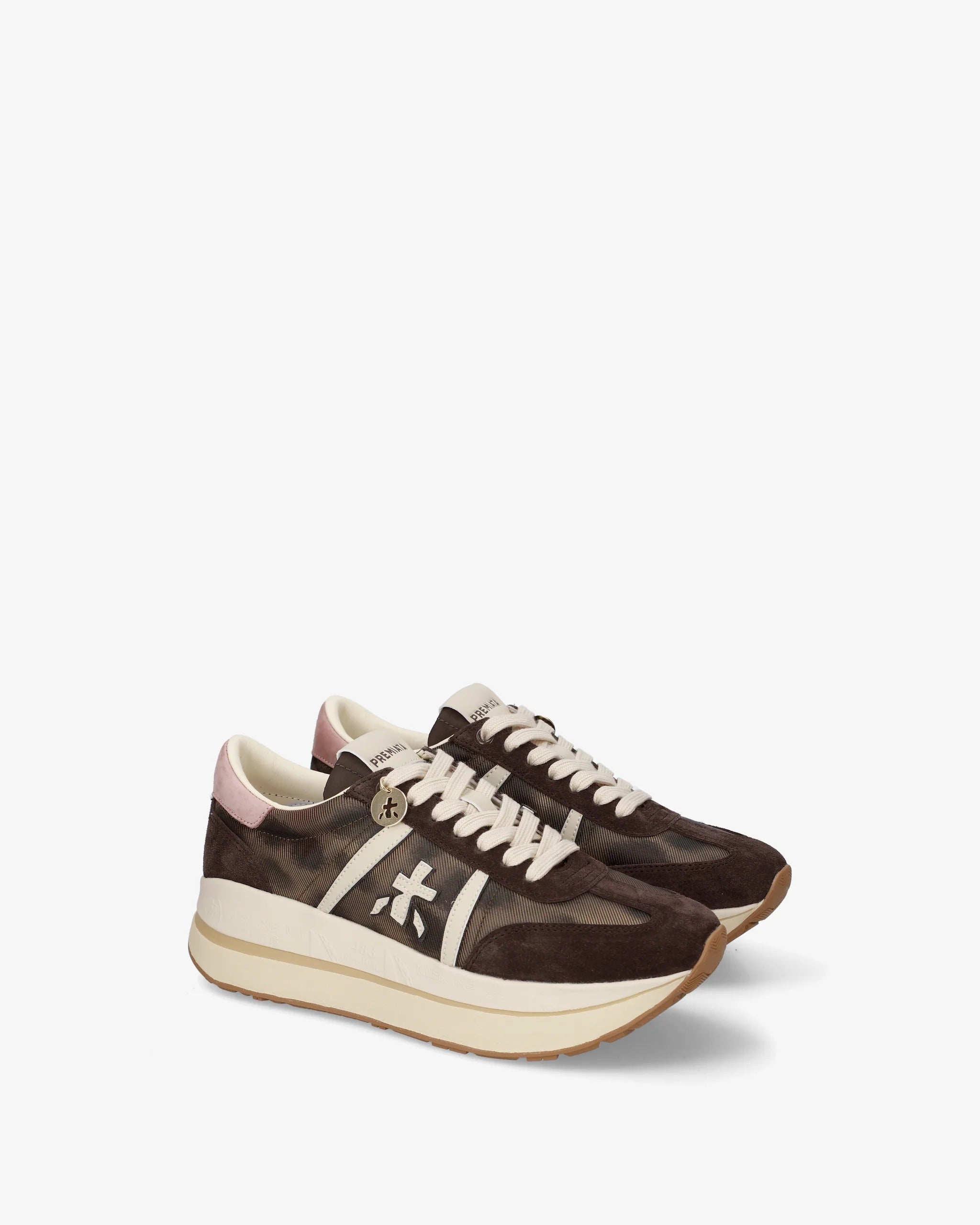 Premiata Bethcoin 8500 Sneakers Donna Marrone Suede