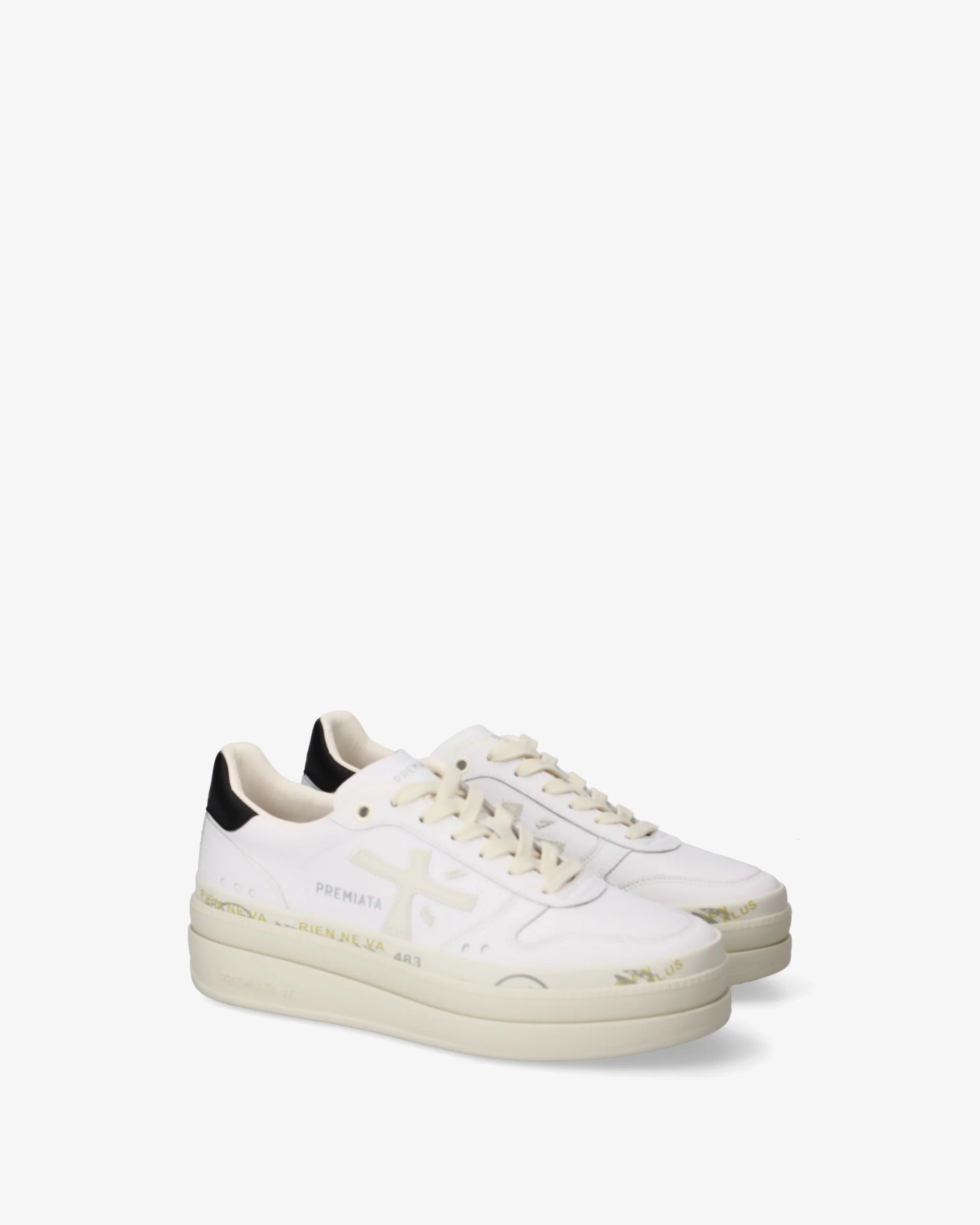 Premiata Micol 8197 Sneaker Donna Bianco Pelle Platform