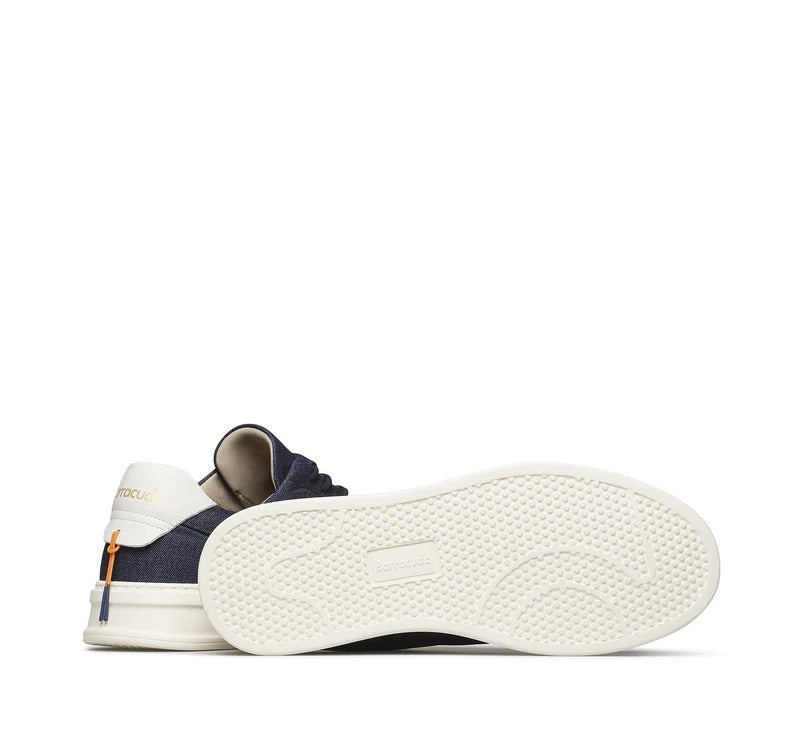Barracuda Phoenix BU3613 Sneaker Uomo Denim Blu Bianco