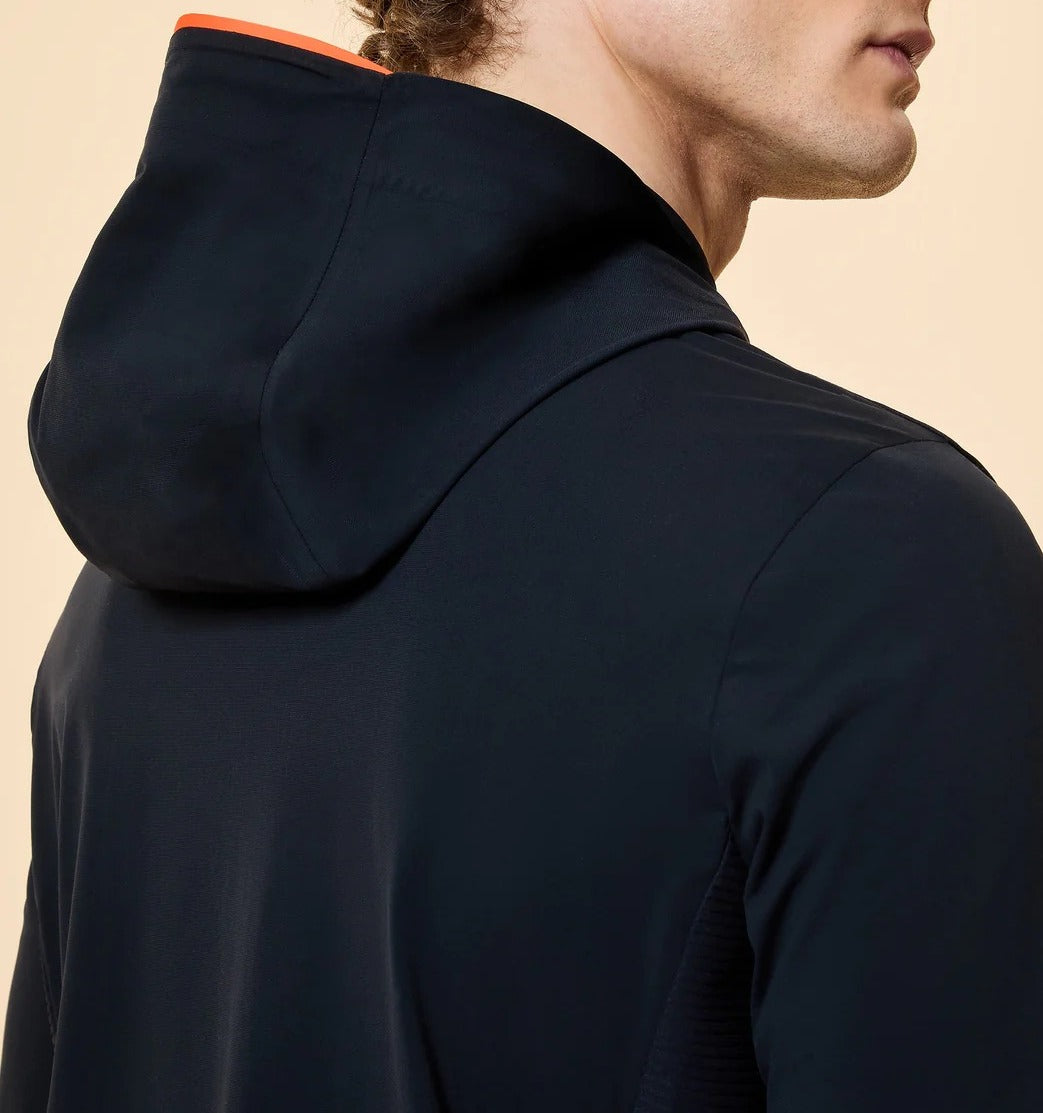 RRD 26156 Felpa Blue Black Cappuccio Taglia 52