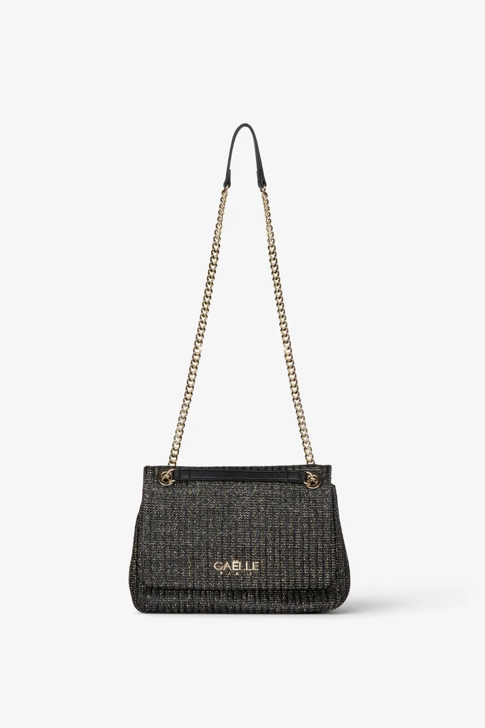 Gaelle Paris GAACW03096 Tracolla Donna Nero Raffia Lurex