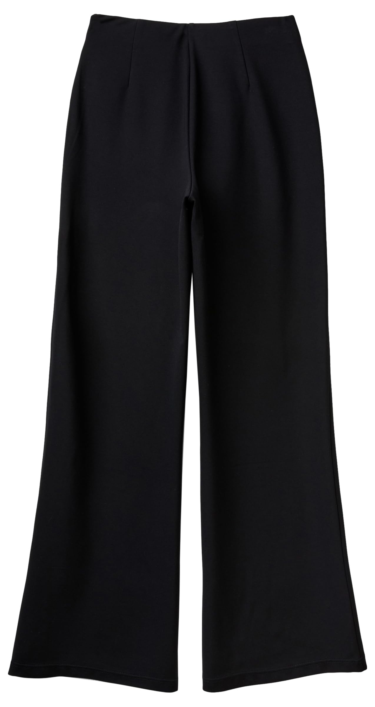 Benetton Pantaloni Donna Flare Interlock Taglia L Tinta Unita