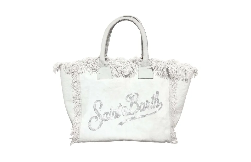 MC2 Saint Barth Colette 02571L borsa bianco strass