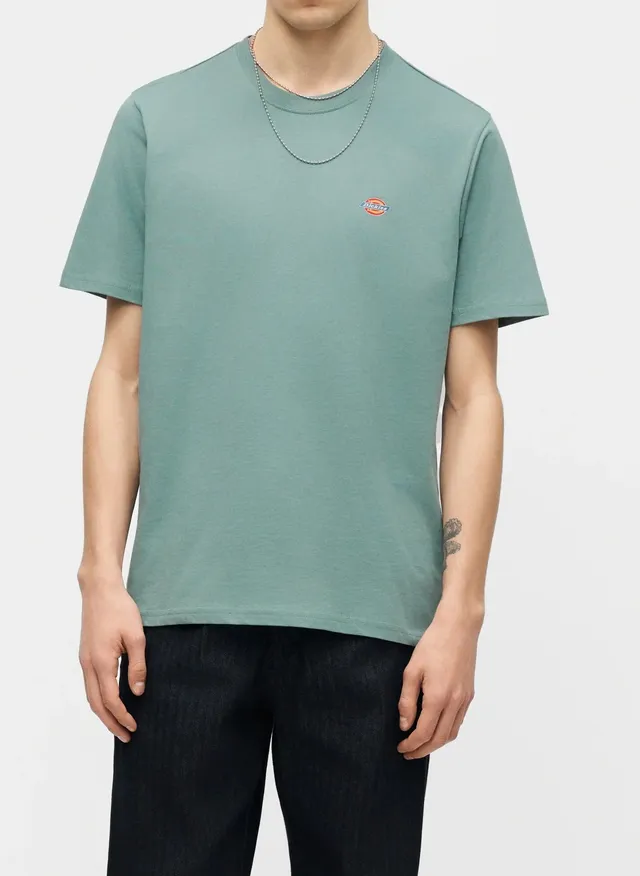 Dickies Mapleton DK0A4XDB t-shirt uomo stormy sea cotone