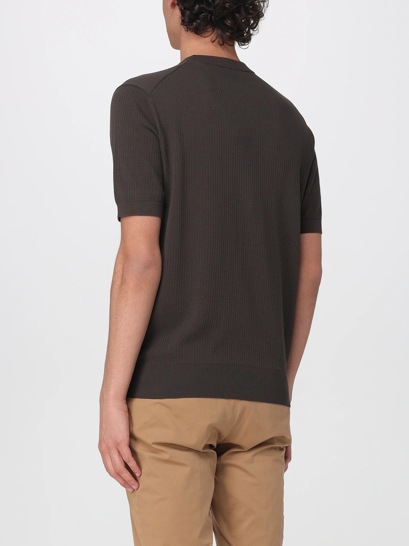 Kangra 3023 21 maglia uomo ebano puro cotone