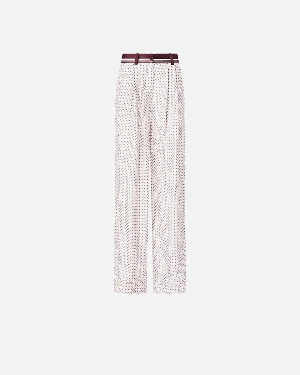 Pinko Ruth 106203 A31K Pantalone Multicolor viscosa twill