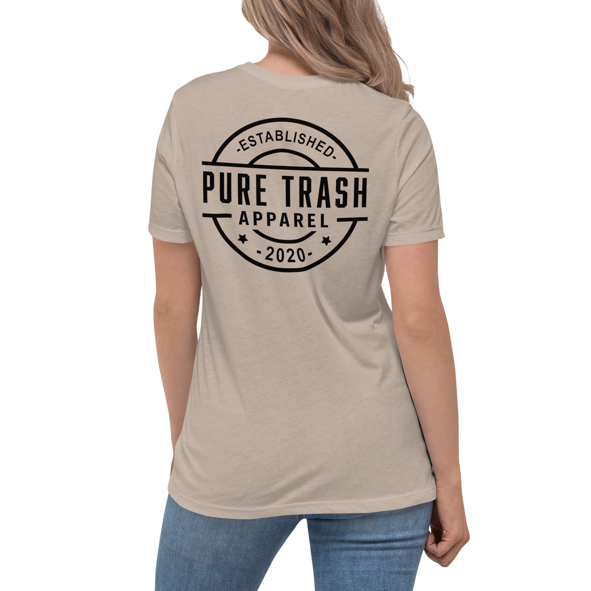 Pure Trash Collection Established maglietta donna cotone relaxed