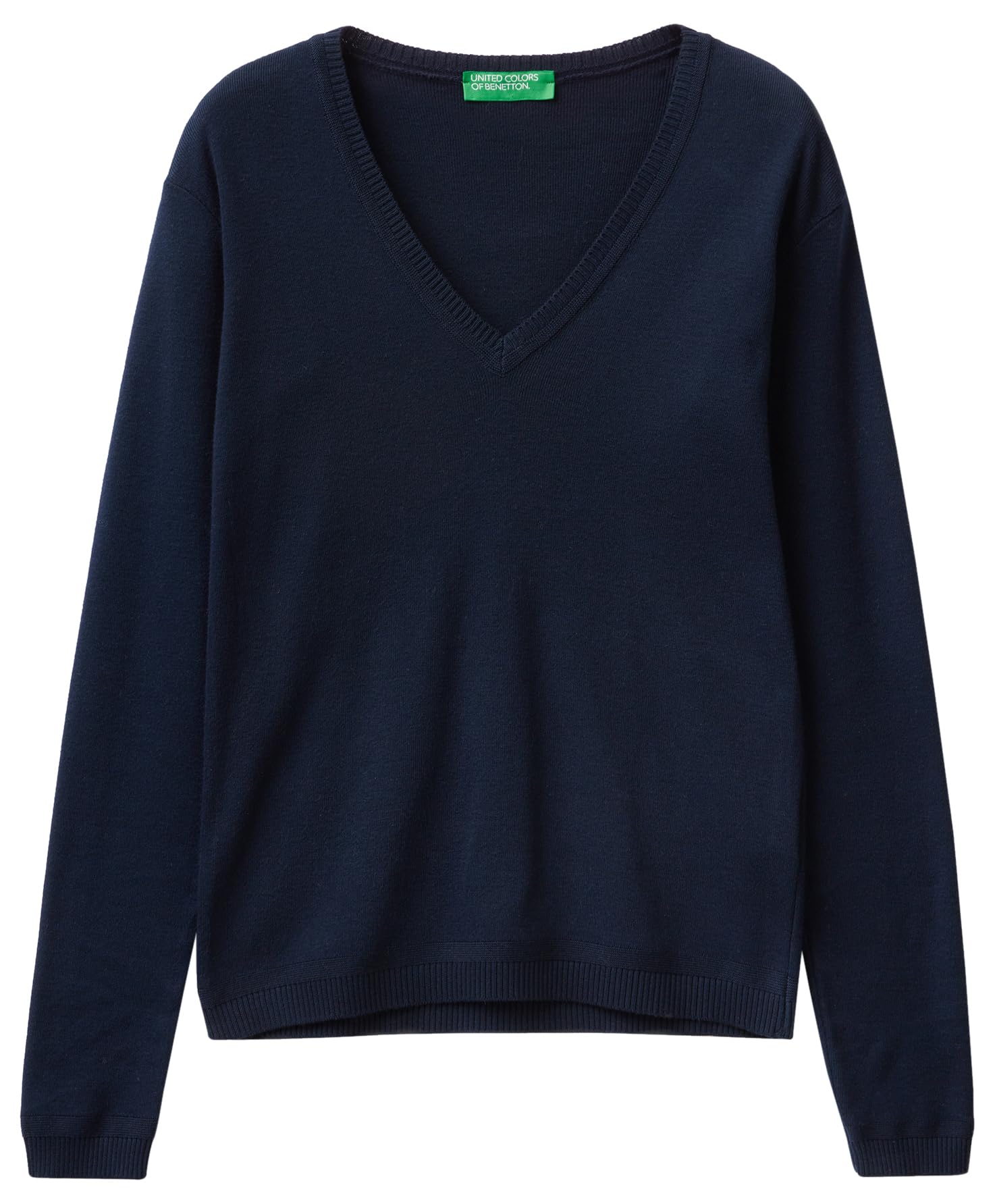 Benetton Maglieria 1091d4625 Maglia Scollo V Donna