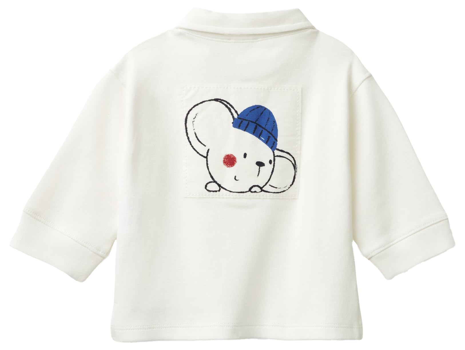 Benetton T-shirt Maglia Polo M/L Polo Over Patch