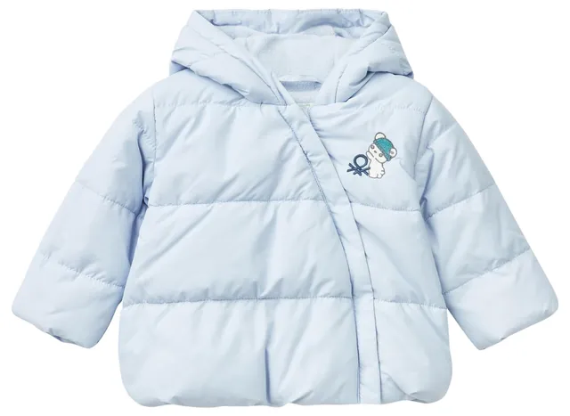 Benetton Giubbotto 2wu0an00u Giacca Bimbi Imbottita Pile