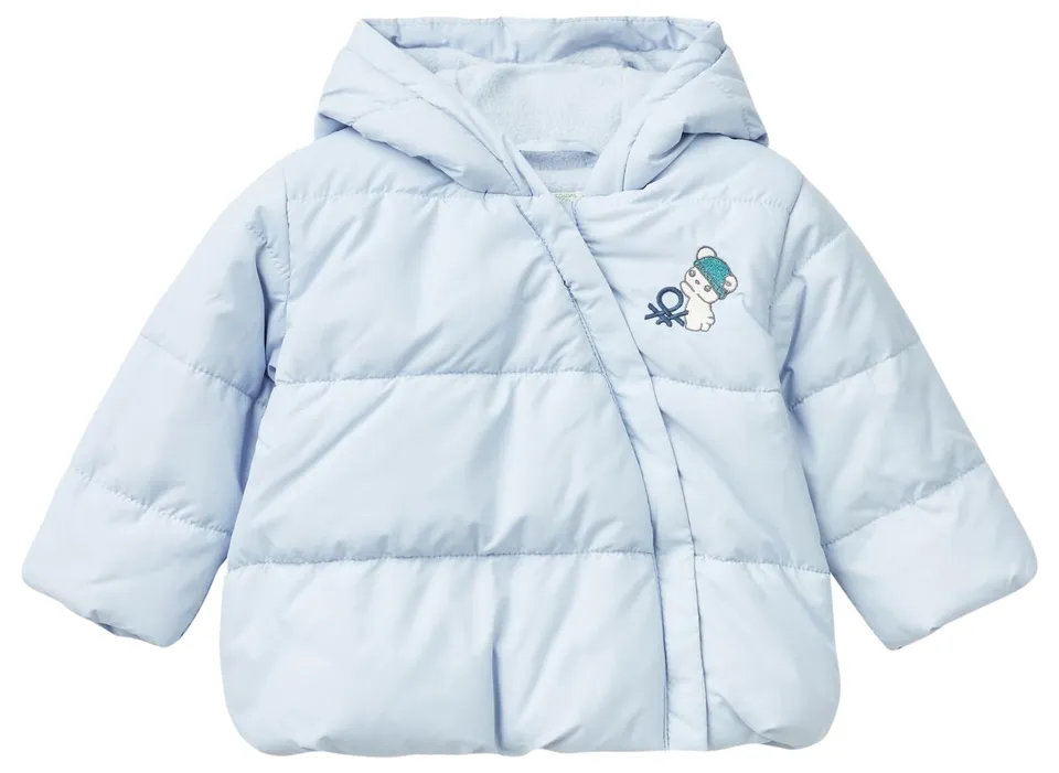 Benetton Giubbotto 2wu0an00u Giacca Bimbi Imbottita Pile