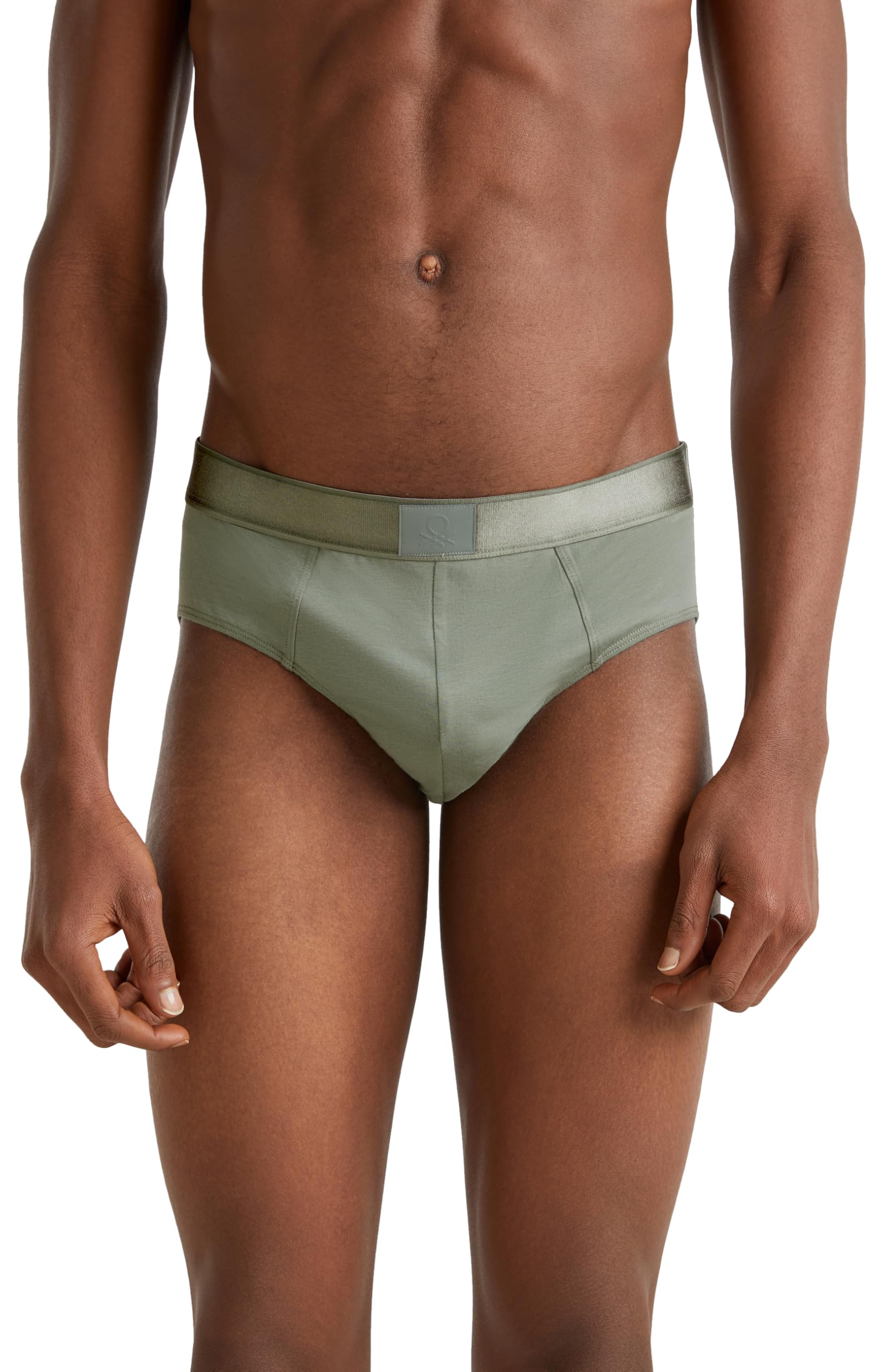 Benetton 3xkp2s00j slip uomo jersey classico elastico