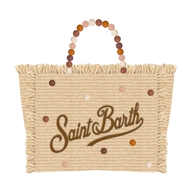 MC2 Saint Barth Colette Straw N Borsa Donna Beige Marrone
