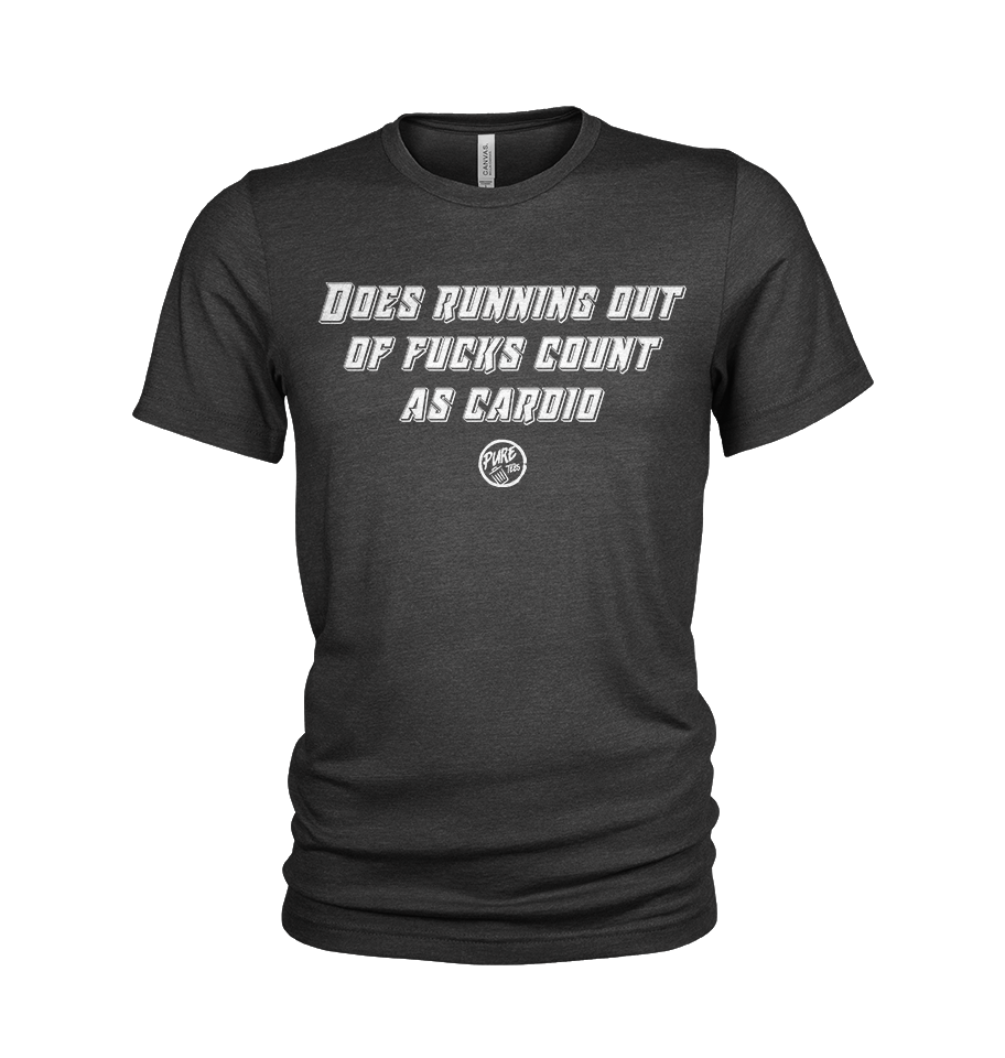 Pure Trash Does Running Out of Fucks T-shirt uomo cardio