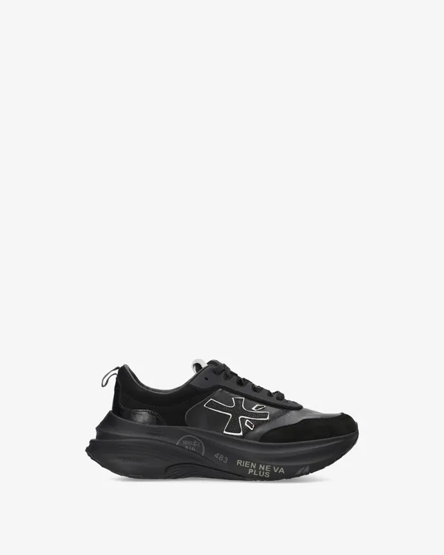 Premiata Hill 7905 Sneaker Nero Pelle Donna