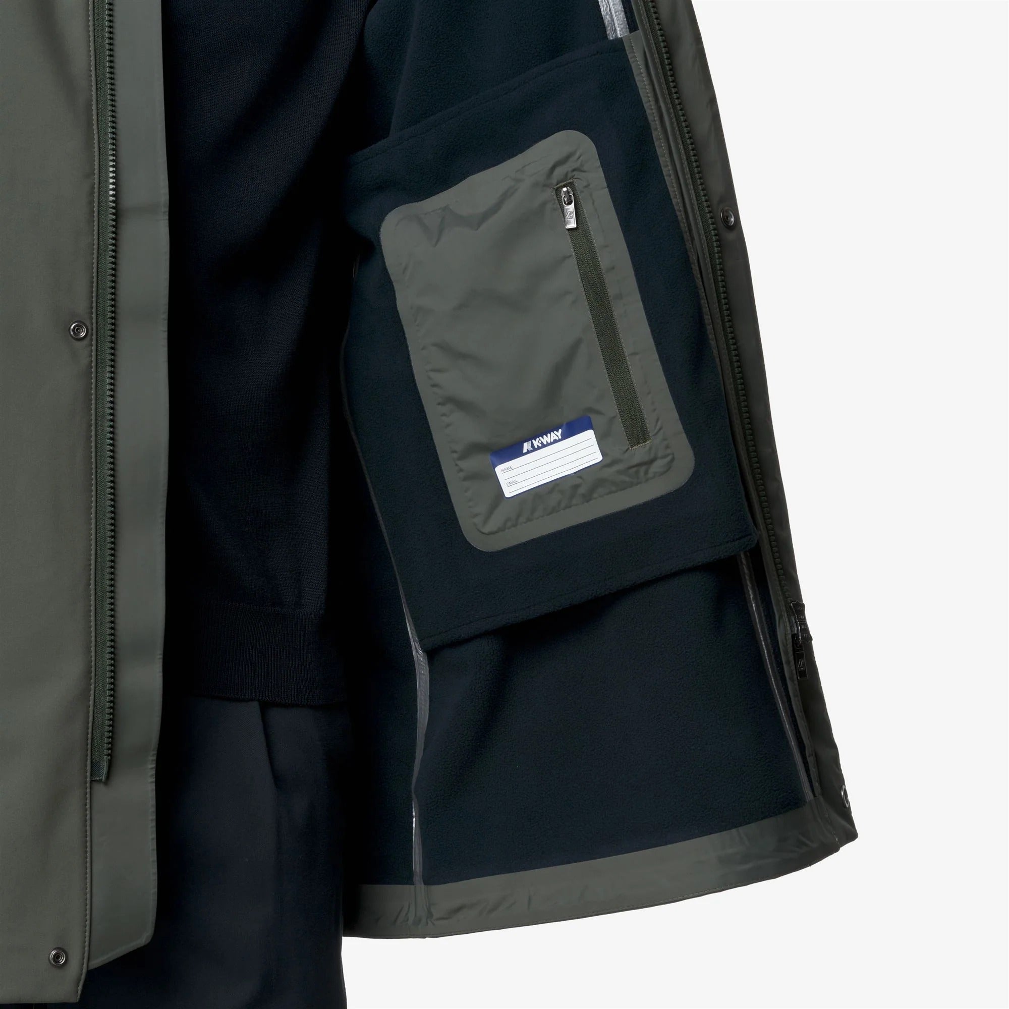 K-Way Duke K6116YW giacca uomo verde antivento