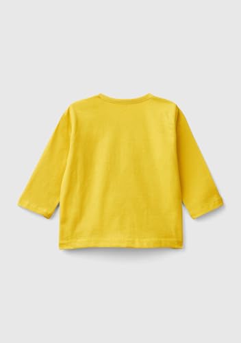 Benetton 3ATNA105I T-Shirt Maglietta Bimbi Cotone Bio