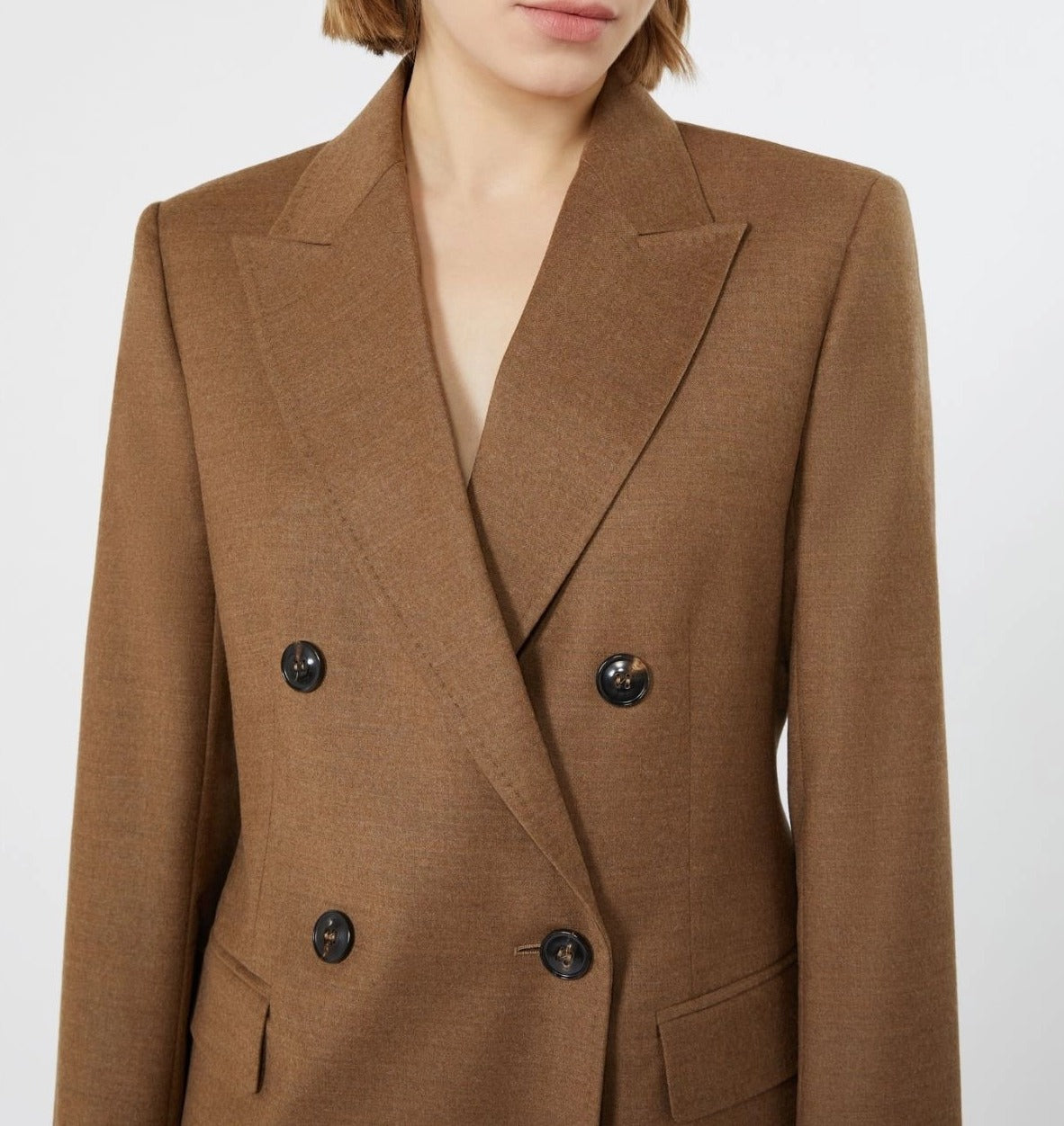 Max Mara Studio Uditore MSTUDITORE blazer cuoio
