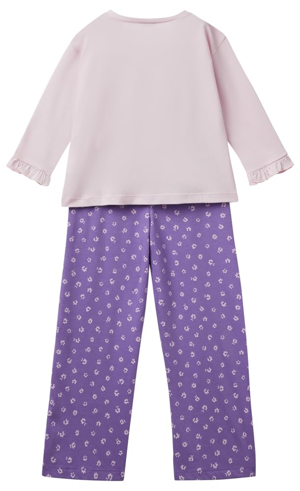 Benetton pigiama donna jersey manica lunga con stampa