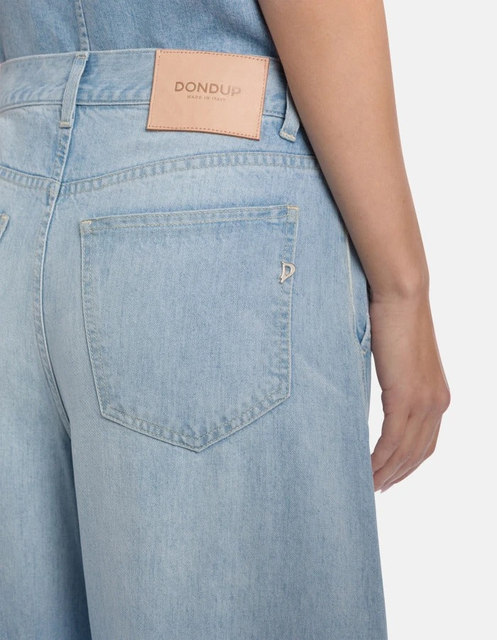 Dondup Alek DP854 DF0266D jeans donna Blu loose