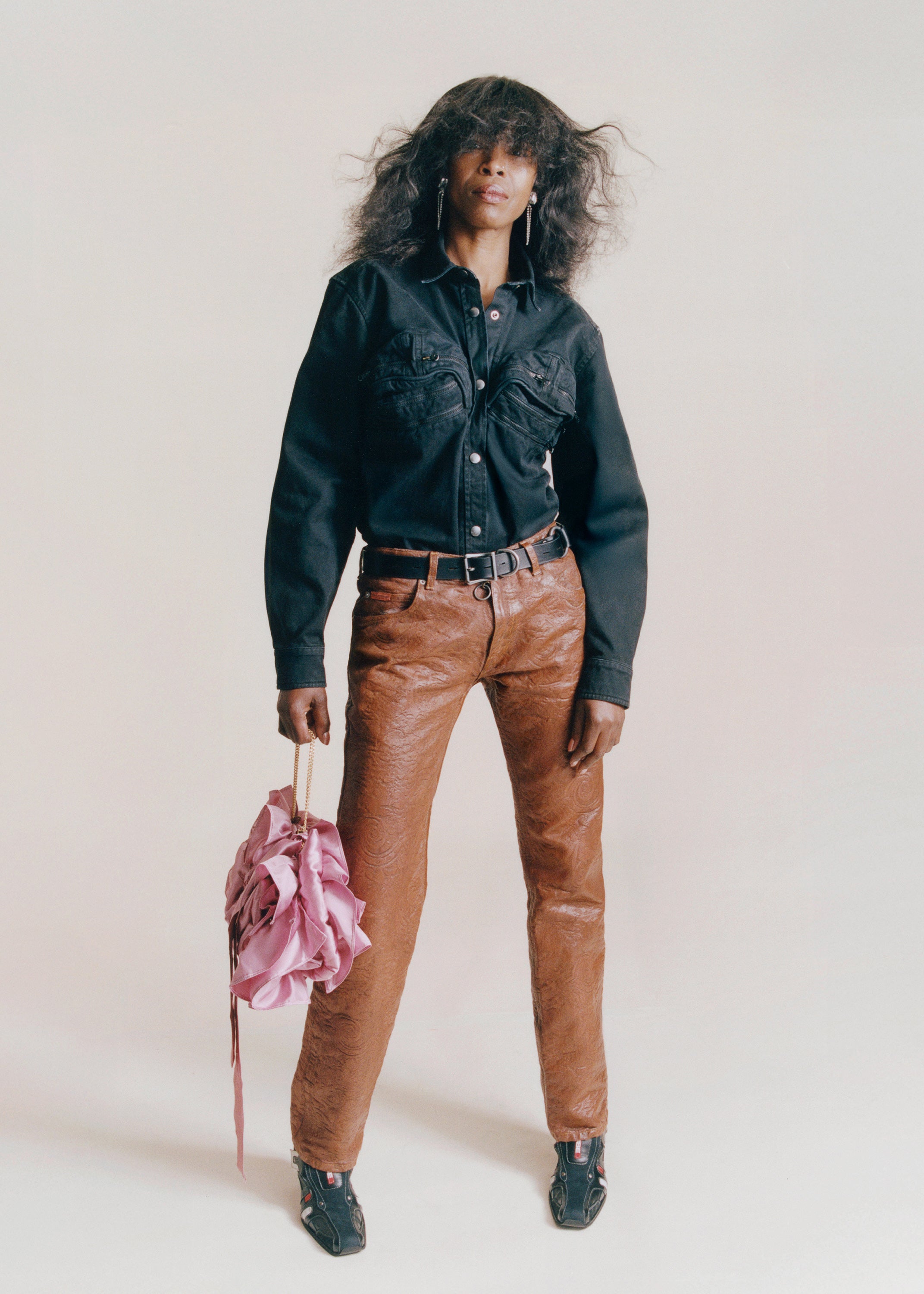 Martine Rose 5 Pocket Jean jeans marrone regular