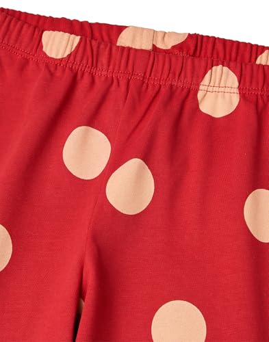 Benetton Set Pigiama Bambina Rosso Jersey Disney Cotone