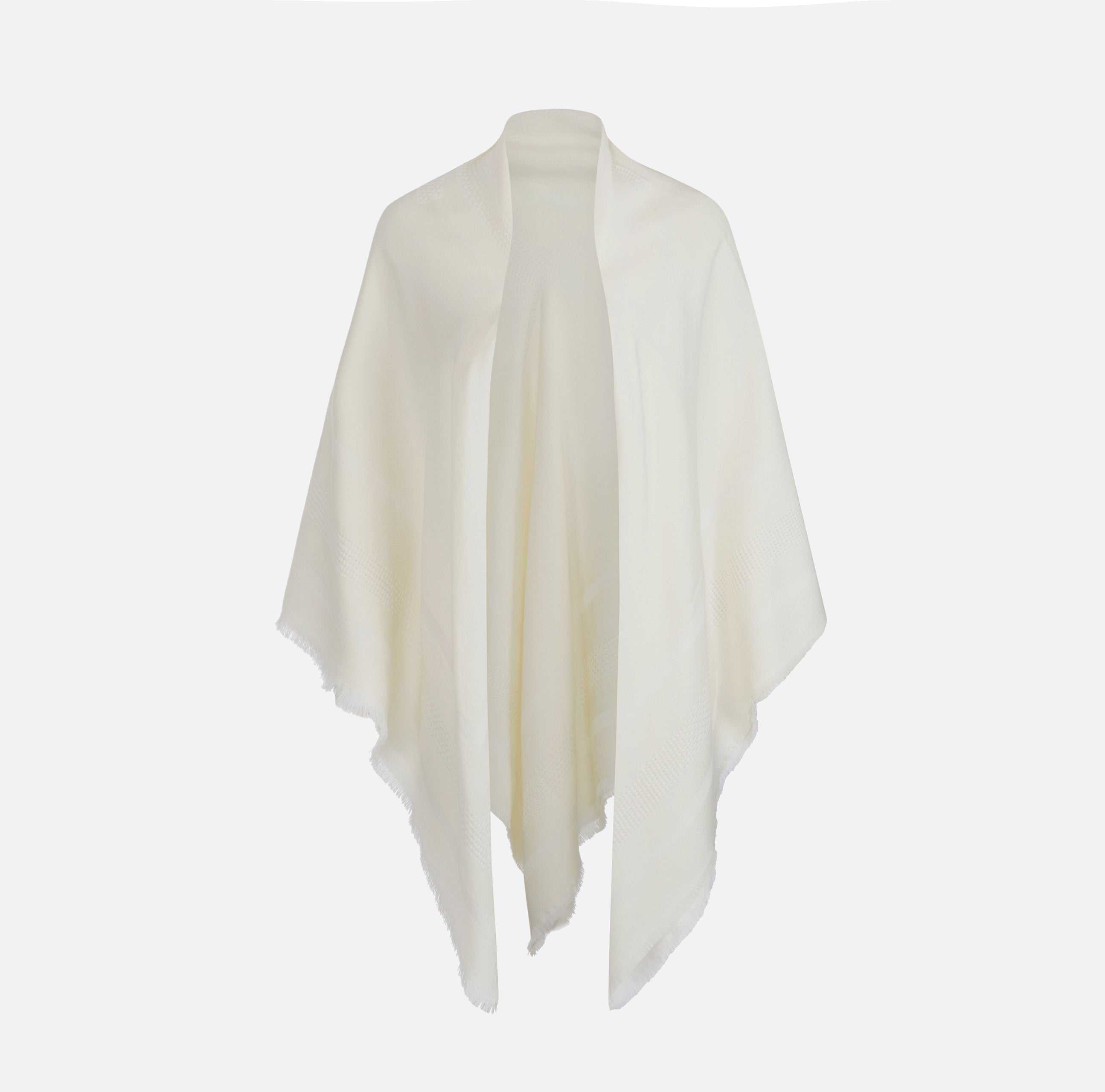 Elisabetta Franchi MT01F66E2 mantella lana avorio