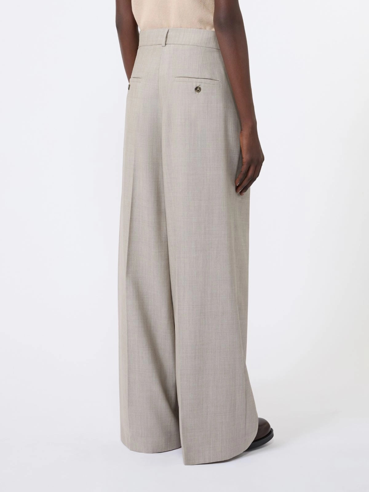 Weekend Max Mara WKDOVVIO001 Pantalone Nocciola Lana