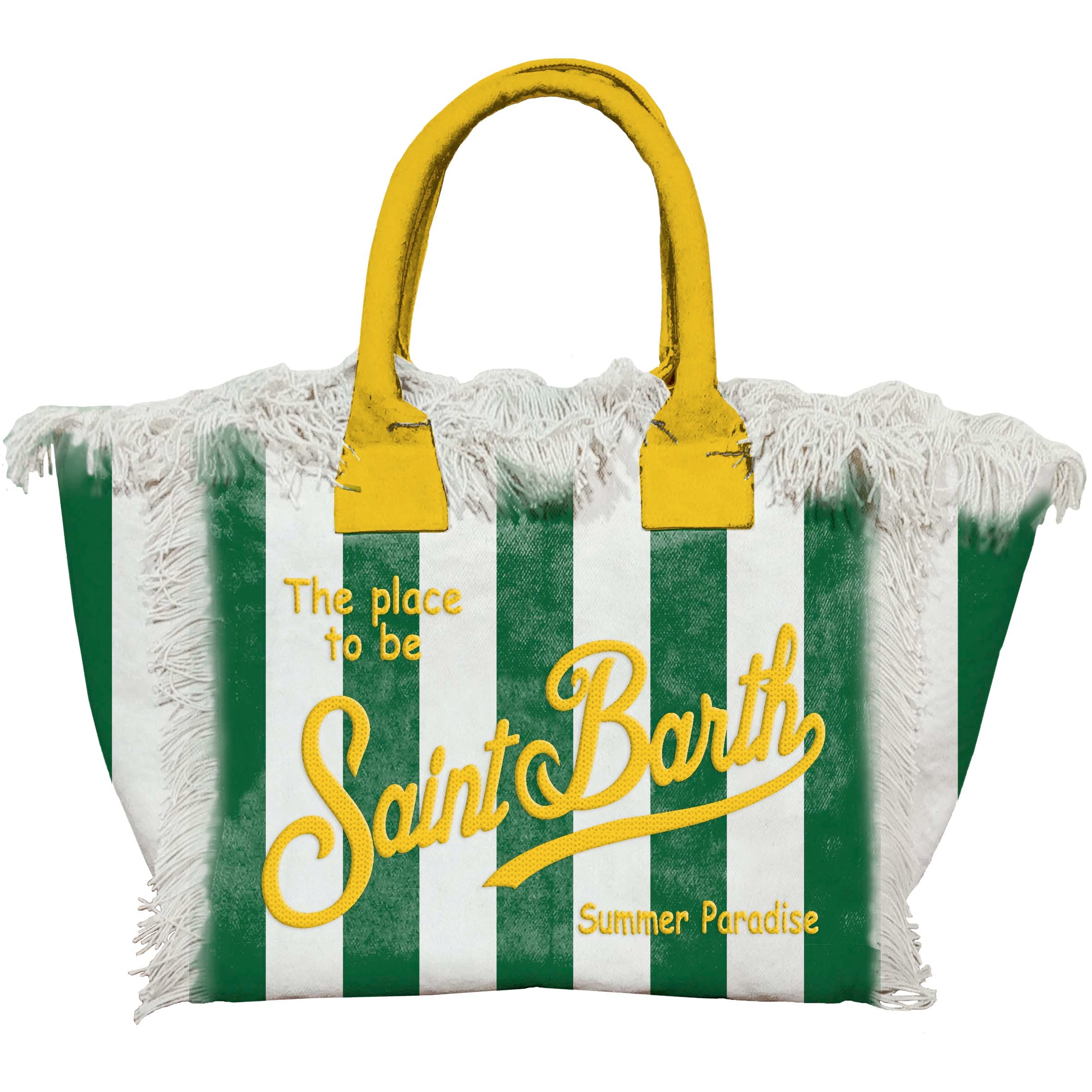 MC2 Saint Barth Vanity 09505L borsa donna Verde Giallo