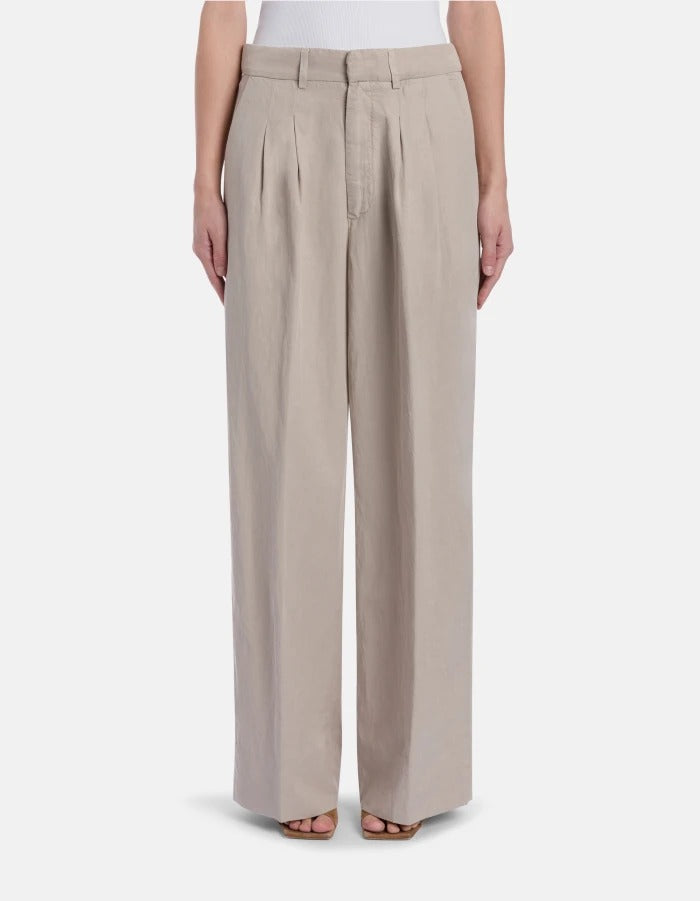 Dondup Eloise DP843 Pantalone Donna Lievito Wide Leg