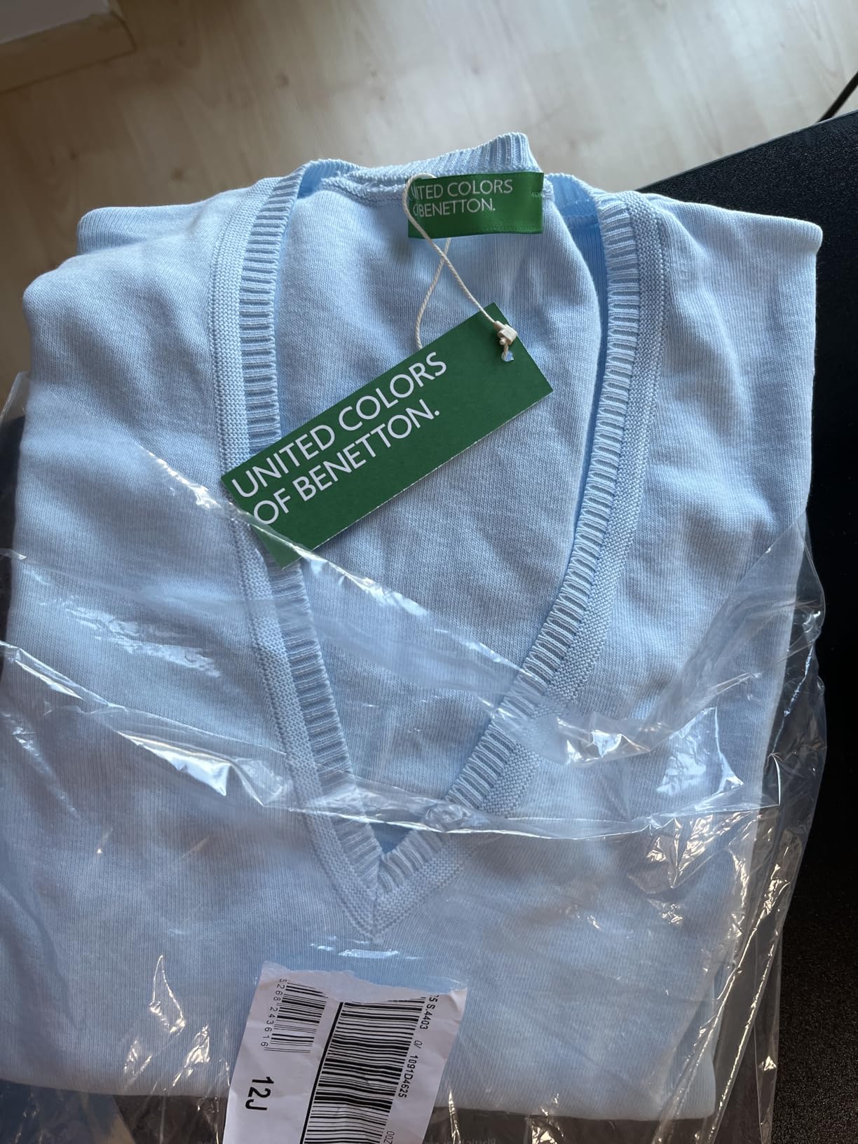 Benetton Maglieria Pullover Donna M Blu Invernale