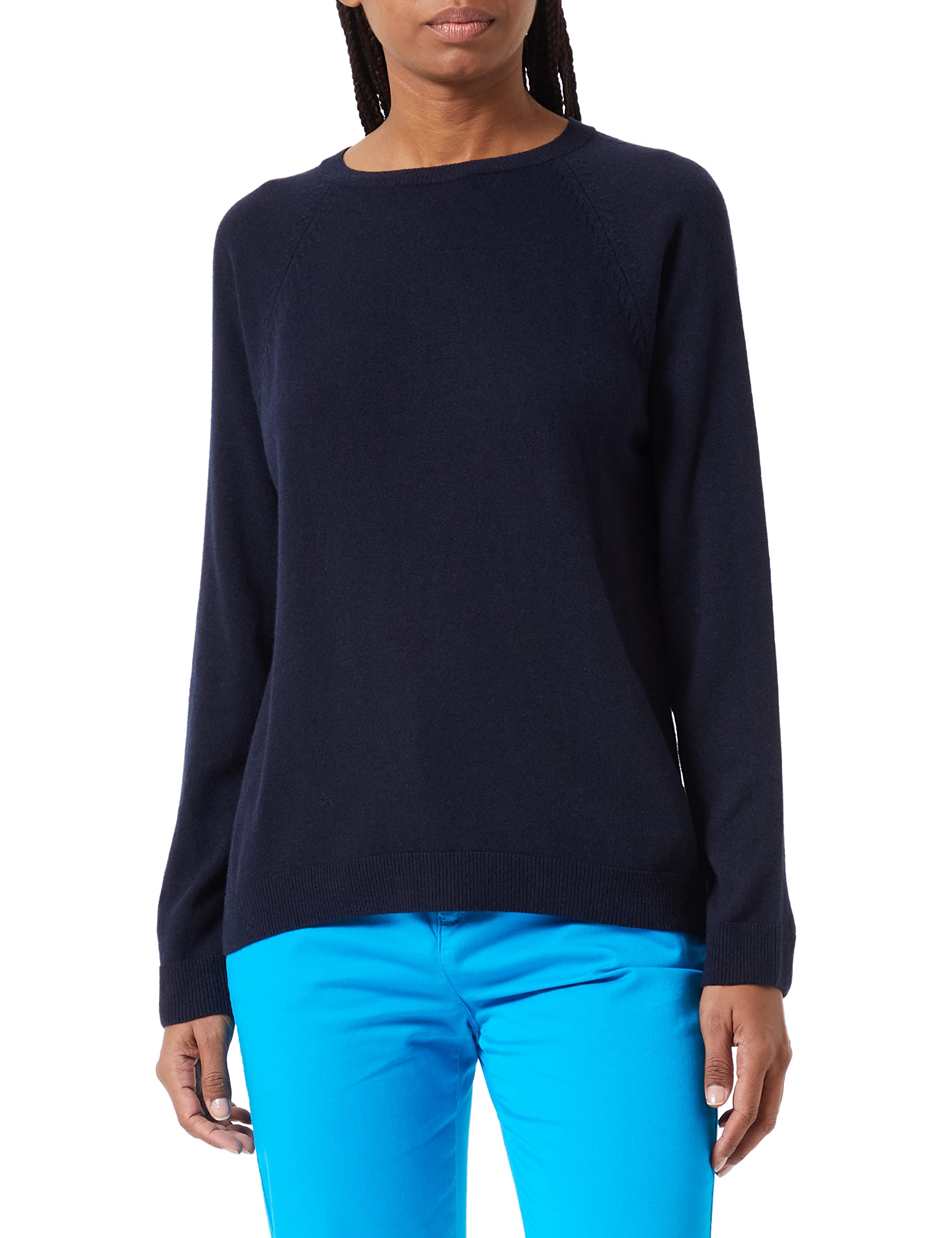 Benetton 1035d1p17 Maglia Donna Manica Lunga Nero