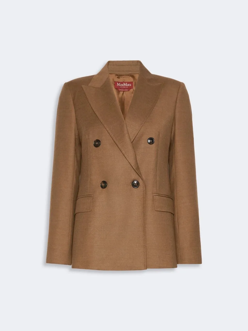 Max Mara Studio Uditore MSTUDITORE blazer cuoio
