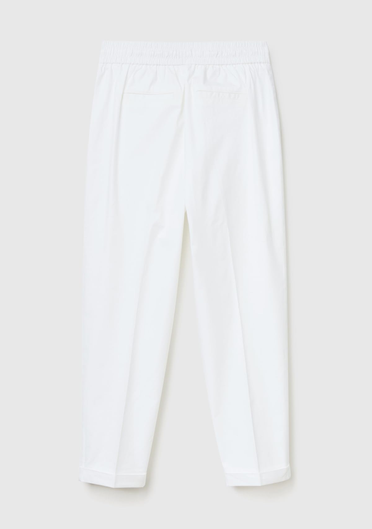 Benetton Pantaloni Joggers Donna cotone stretch coulisse