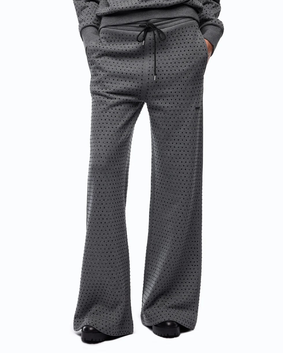 PINKO Passeggiatina 107194-A3GT pantaloni grigio strass