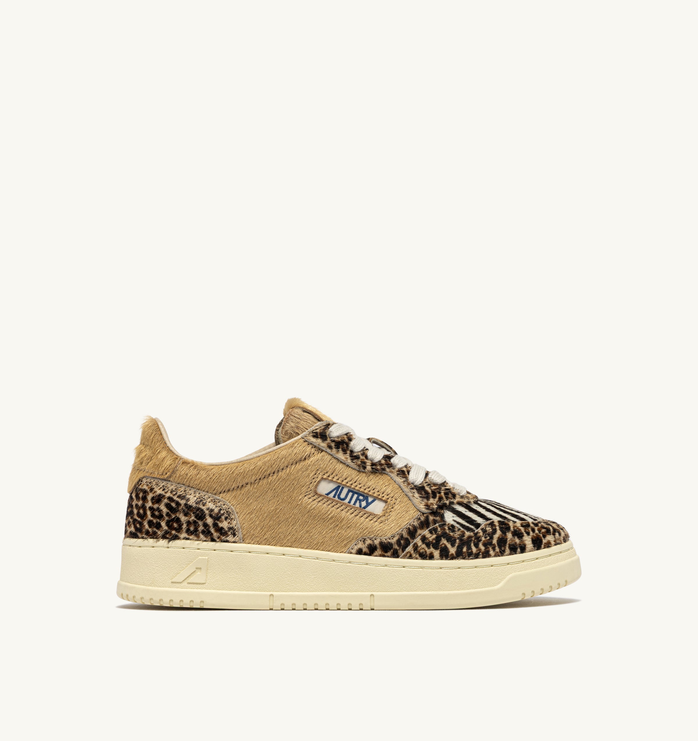Autry Medalist Low AULW-JA02 sneakers donna Safari Leo Zebra