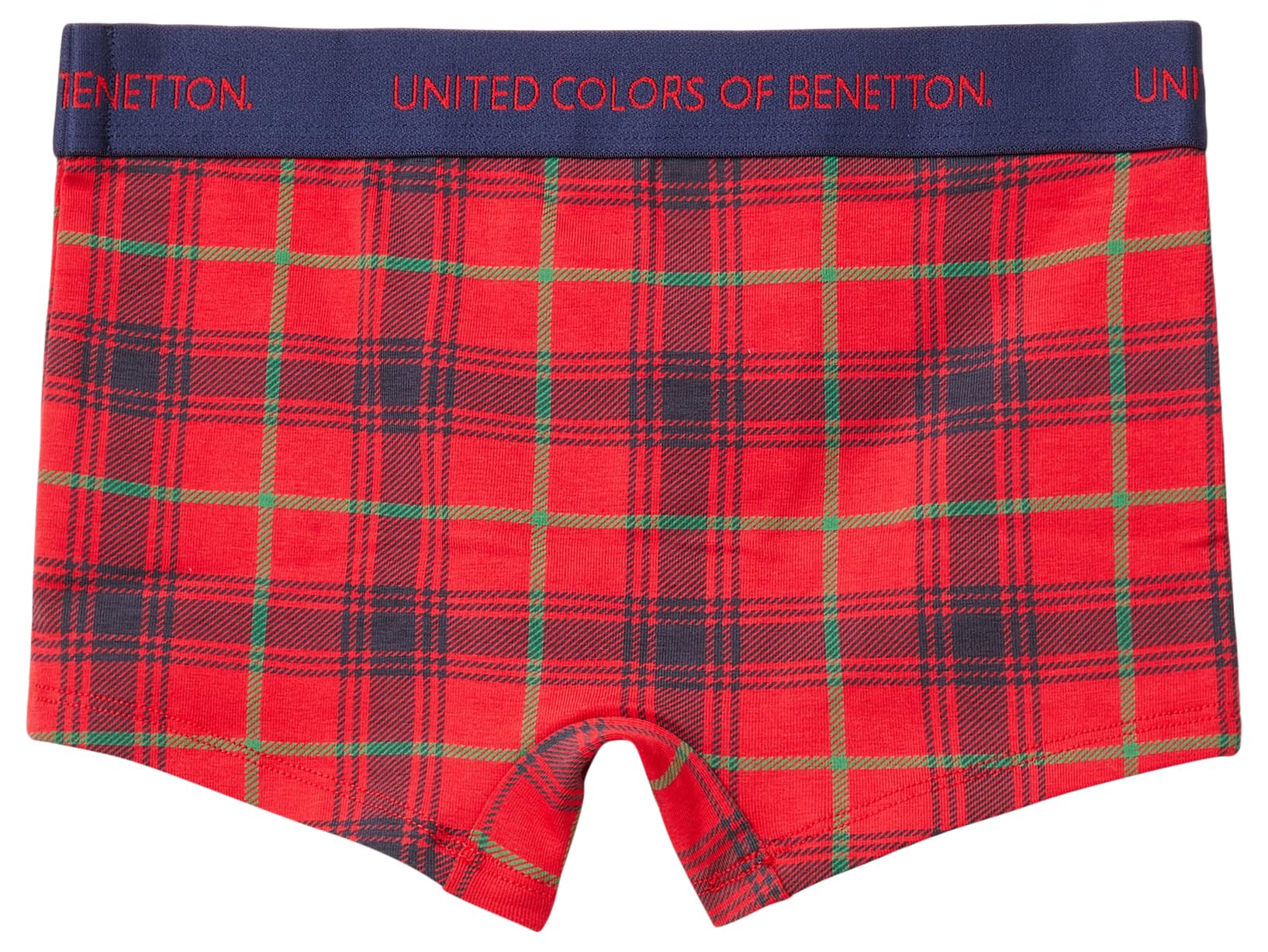 Benetton Boxer Cotone Elasticizzato Stampa Natalizia Allover