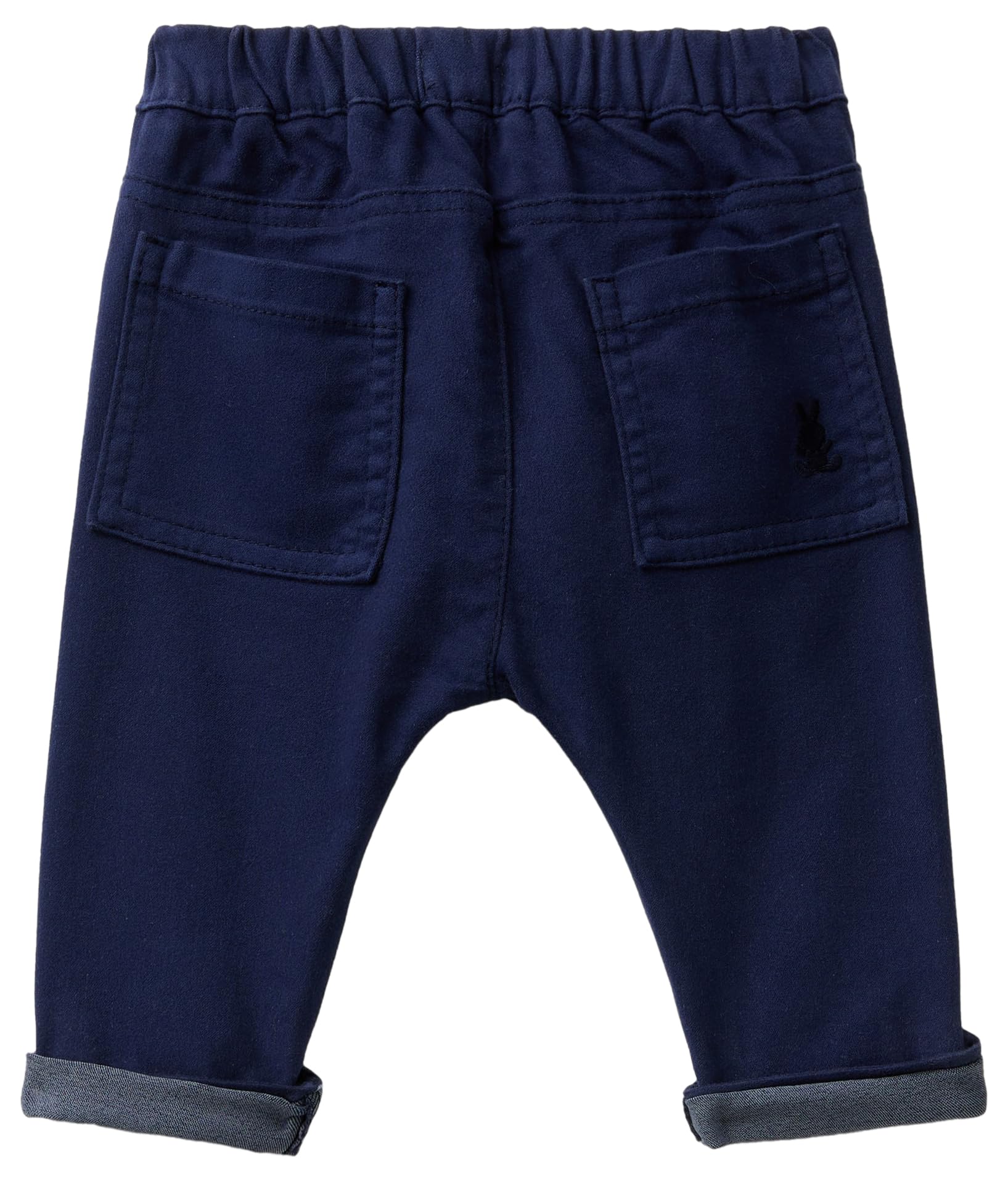 Benetton 4AU0AF018 Pantalone Cotone Ricamo Taglia 62