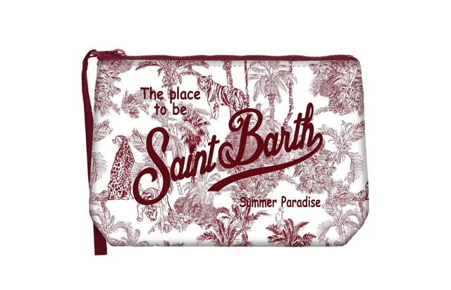 MC2 Saint Barth Aline 09110L Pochette Bordeaux Jungle