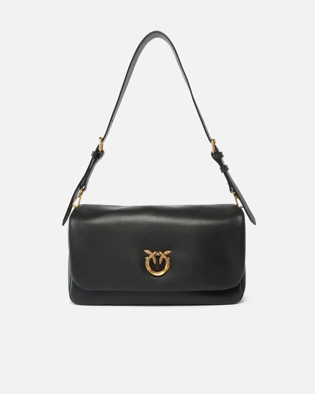 Pinko Love Click Soft 106178A0QO Borsa Nero Pelle