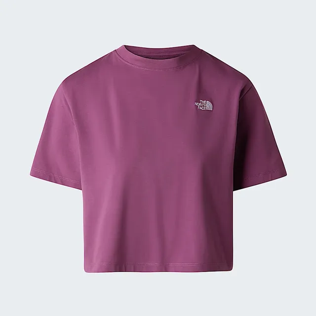 The North Face Evolution Simple Dome Cropped NF0A8FDH T-shirt Donna Viola