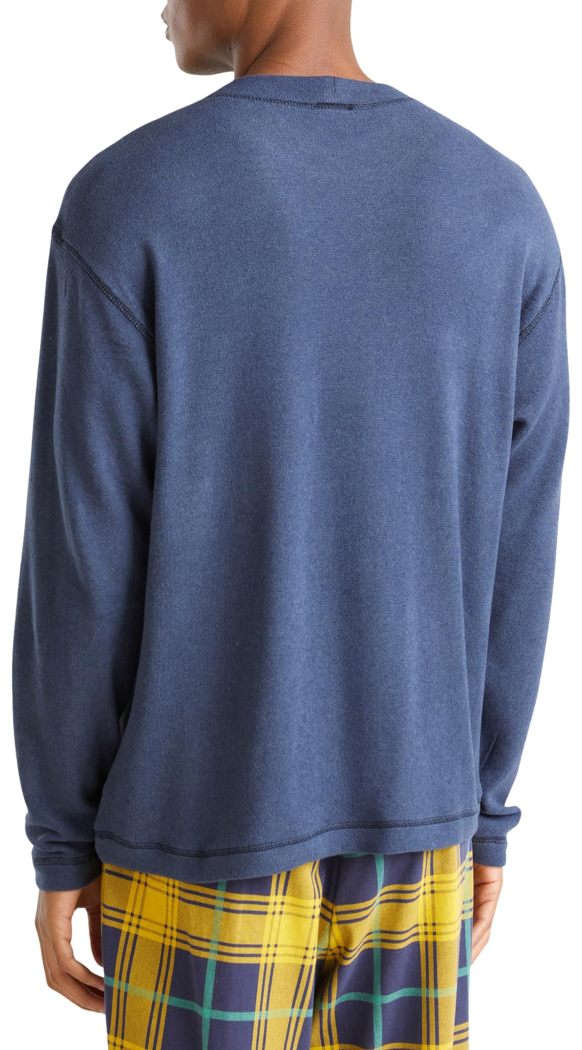 Benetton 3q414m01t Maglia Pigiama Uomo manica lunga M