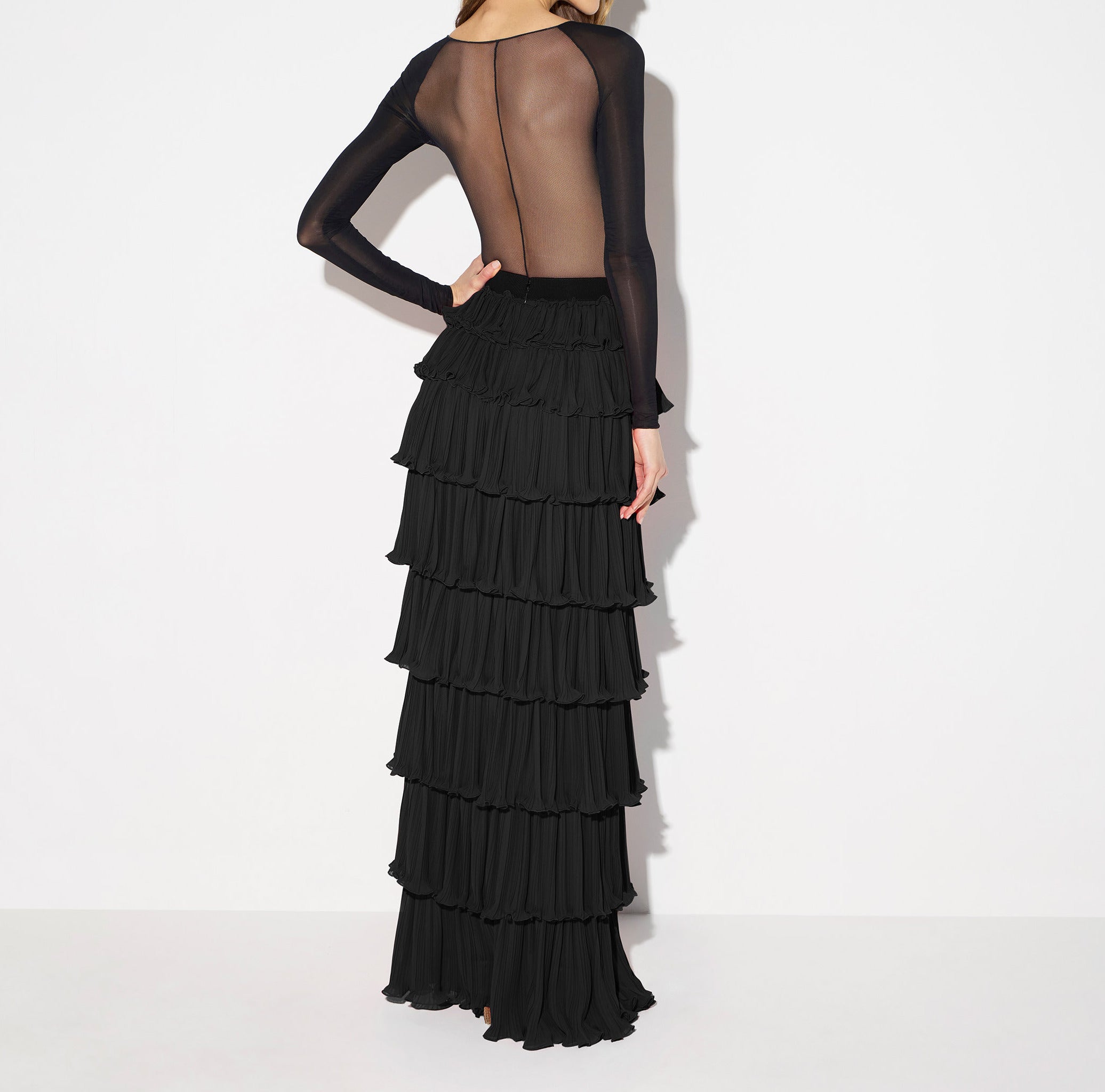 Elisabetta Franchi BO05667E2 Body Donna Nero jersey